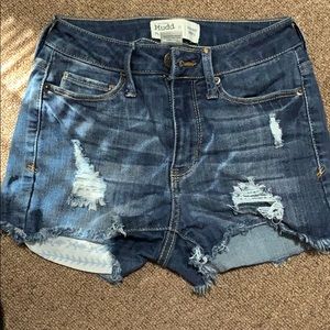 High waisted Mudd ripped shorts